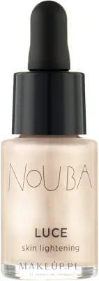 Хайлайтер жидкий Nouba Luce Skin Lightening, для лица и тела, с мерцающими частицами, 14 мл