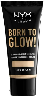 Тональный крем NYX Professional Makeup Born To Glow сияющий, 30 мл