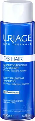 Шампунь Uriage DS Hair Soft Balancing против перхоти, с глицерином и гибискусом, 200 мл