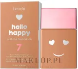 Тональная основа Benefit Hello Happy Soft Blur сияющая, 30 мл, оттенок 10 - Deep Warm — фото 1