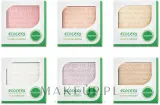 Хайлайтер для лица Ecocera Shimmer натуральный, с эффектом влажного сияния, 10 г, оттенок Capri — фото 5