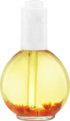 Масло для кутикулы и ногтей Silcare The Garden of Colour Lemon Yellow, с цветочными вставками, цитрусовый аромат, 75 мл