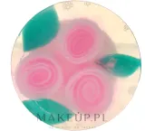 Глицериновое мыло Bulgarian Rose Rosa Fantasy круглое, розовая роза, 90 г — фото 1
