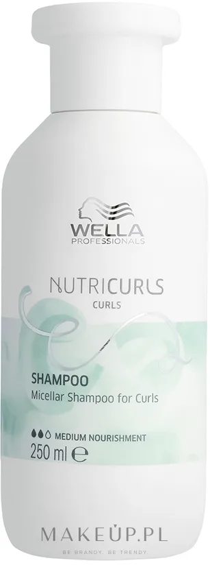 Шампунь Wella Professionals Nutricurls Curls мицеллярный для вьющихся волос, с пантенолом, 1000 мл
