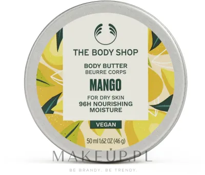 The Body Shop Mango баттер для тела увлажняющий Манго, масло для тела с ароматом манго, для сухой кожи, 50 мл