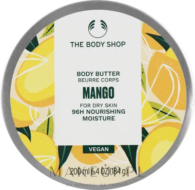 The Body Shop Mango баттер для тела увлажняющий Манго, масло для тела с ароматом манго, для сухой кожи, 200 мл