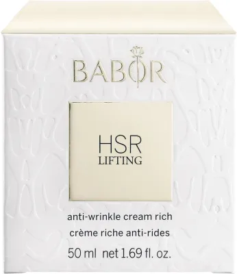 Babor HSR Lifting Cream Rich крем для лица лифтинг насыщенный 50 мл, антивозрастной уход с пептидами и маслом жожоба