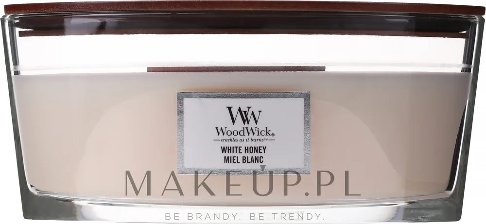 WoodWick WoodWick Hourglass Candle White Honey - Ароматическая свеча в стекле Hourglass White Honey, 275–610 г