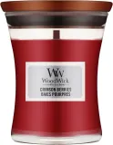 WoodWick WoodWick Hourglass Candle Crimson Berries - Ароматическая свеча в стекле Hourglass Crimson Berries, 85 г — фото 1