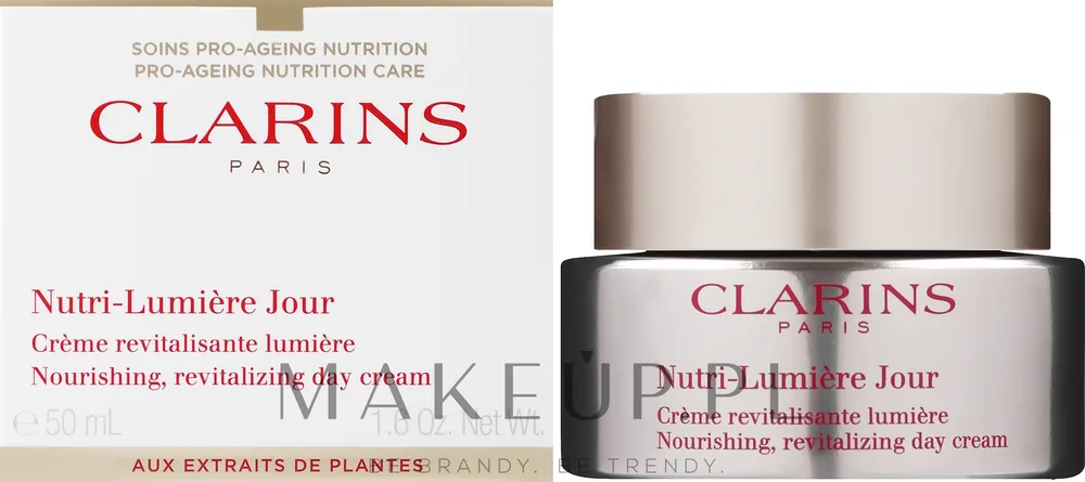 Дневной крем для лица Clarins Nutri-Lumiere Day Cream, для зрелой кожи, с 17 растительными экстрактами