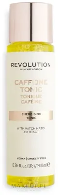Тонизирующий тоник Revolution Skincare с кофеином и гамамелисом, 200 мл