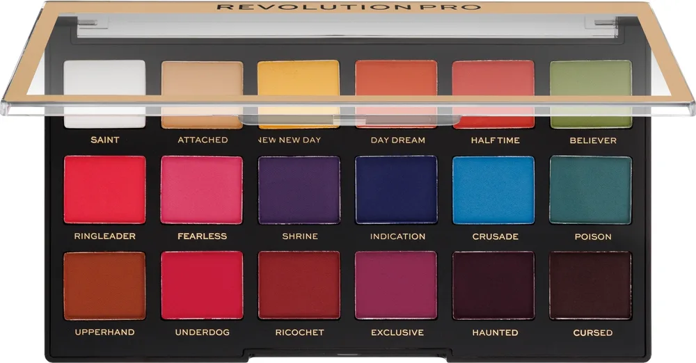 Палетка теней для век Revolution Pro Regeneration Eyeshadow Palette, 18 оттенков, 14,4 г, оттенок Legendary