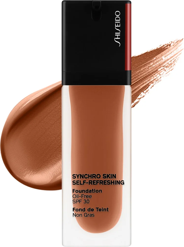 Тональная основа Shiseido Synchro Skin Self-Refreshing увлажняющая SPF 30, 30 мл, оттенок 450 - Copper