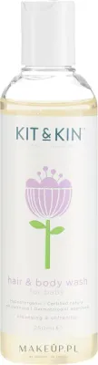 Органический гель 2 в 1 для тела и волос для детей Kit & Kin Body And Hair Wash, 250 мл