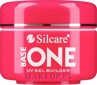 Гель для ногтей Silcare Base One UV Gel Builder Dark French Pink строительный, самовыравнивающийся, 50 г