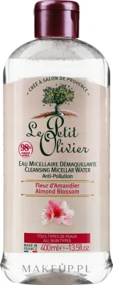 Le Petit Olivier Almond Blossom мицеллярная вода очищающая с цветком миндаля для лица 400 мл