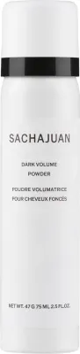 Сухой шампунь для тёмных волос Sachajuan Dark Volume Powder Hair Spray, для объёма, с матовым финишем, 75 мл