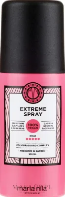 Лак для волос Maria Nila Extreme Spray сильная фиксация, с защитой цвета, 300 мл