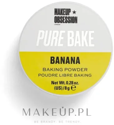 Рассыпчатая банановая пудра для бейкинга Makeup Obsession Pure Bake Baking Powder, 8 г