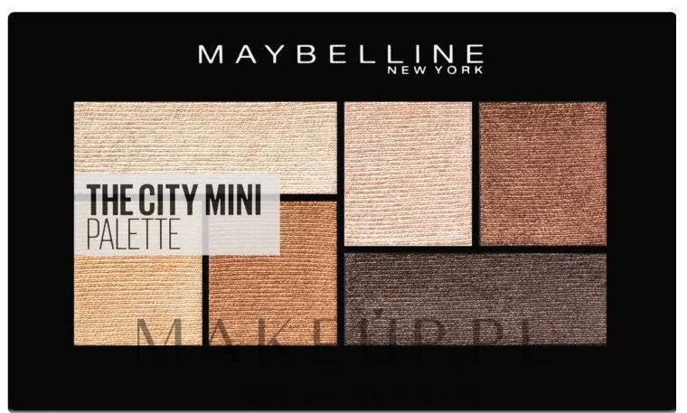 Палетка теней для век Maybelline New York The City Kits Mini, оттенок 400 - Rooftop Bronzes