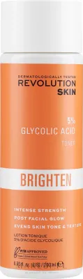 Очищающий тоник Revolution Skincare с 5% гликолевой кислотой и имбирём, 200 мл