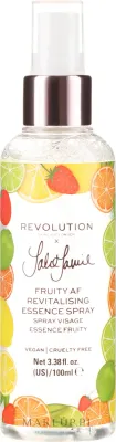 Revolution Skincare Makeup Revolution Jake Jamie Fruity AF Revitalising Essence Spray - Спрей для лица Makeup Revolution Jake Jamie Fruity AF Revitalising Essence Spray фруктовый, ревитализирующий, 100 мл