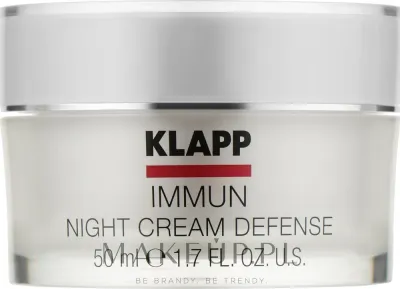 Крем для лица Klapp Immun Night Defense ночной успокаивающий для чувствительной кожи 50 мл