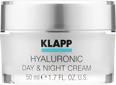 Крем для лица Klapp Hyaluronic Day & Night с гиалуроновой кислотой увлажняющий 50 мл