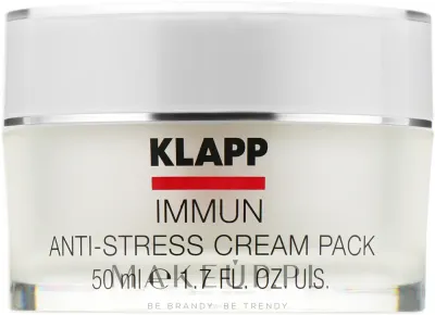 Маска для лица Klapp Immun Anti-Stress кремовая антистресс 50 мл