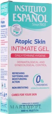 Instituto Espanol Atopic Skin Intimate Gel гель для интимной гигиены для атопичной и чувствительной кожи, 300 мл