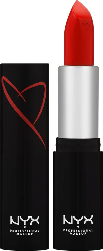 NYX Professional Makeup Satynowa szminka do ust - Помада для губ NYX Shout Loud Satin Lipstick сатиновая, оттенок Strength