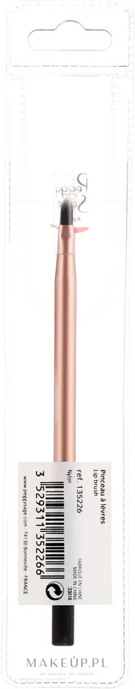 Кисть для губ Peggy Sage Lip Brush 135226 из нейлонового ворса со скошенным кончиком