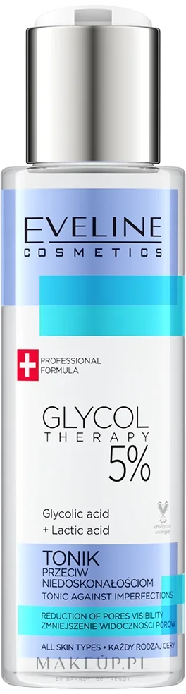Тоник против несовершенств Eveline Cosmetics Glycol Therapy 5% с рисовой водой, 110 мл