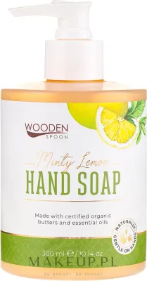 Жидкое мыло для рук Wooden Spoon Minty Lemon мята и лимон, 300 мл