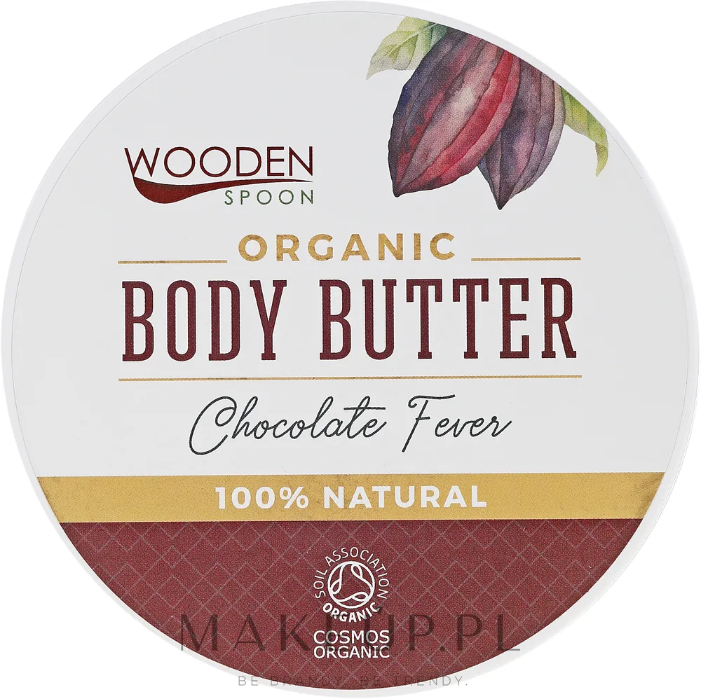Масло для тела Wooden Spoon шоколад органическое питательное 100 мл