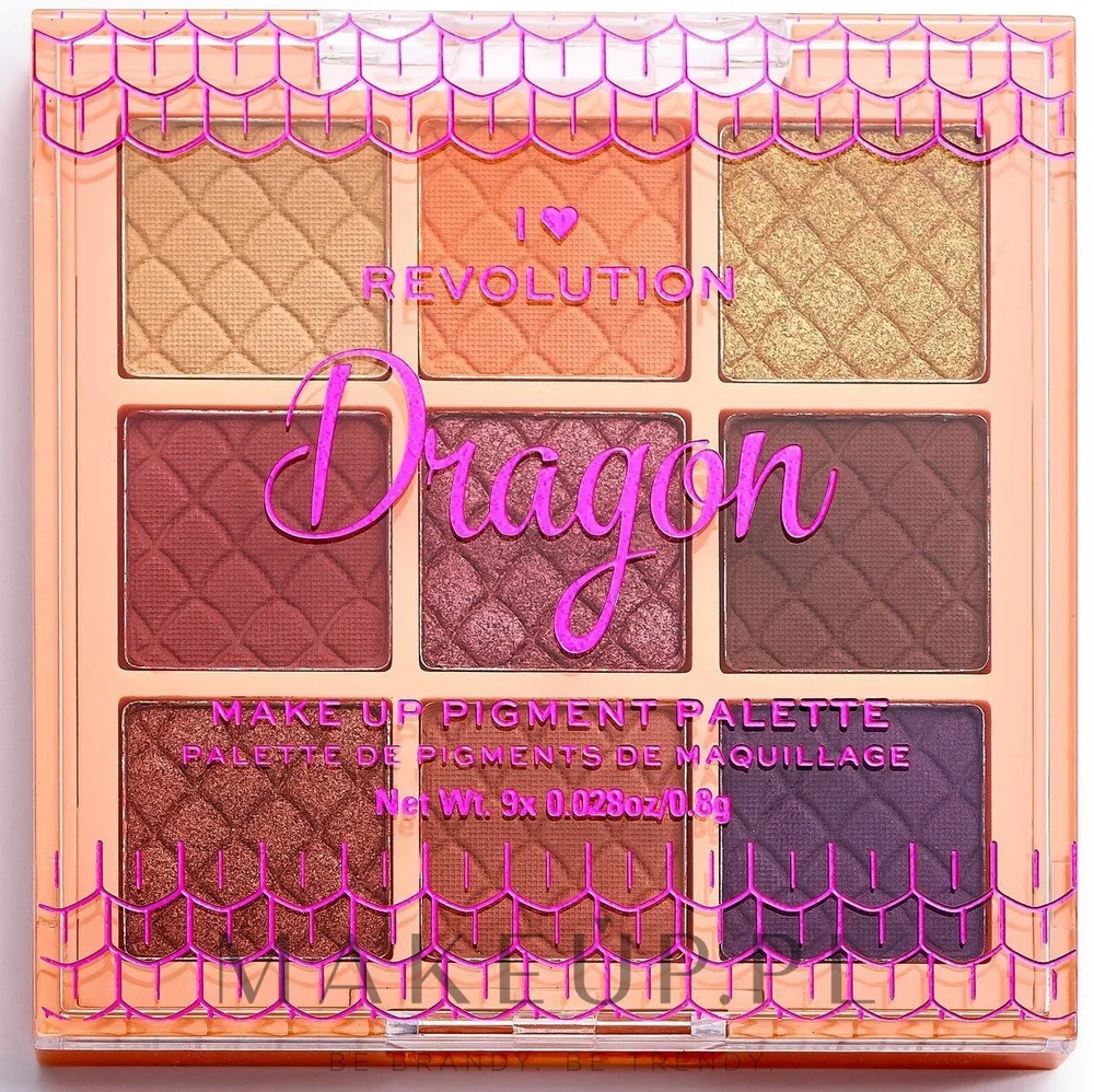 Палетка теней для век Makeup Revolution Fantasy Makeup Pigment Palette 9 оттенков