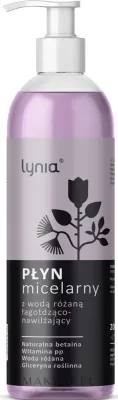 Мицеллярная жидкость Lynia с розовой водой, успокаивающая и увлажняющая, 200 мл