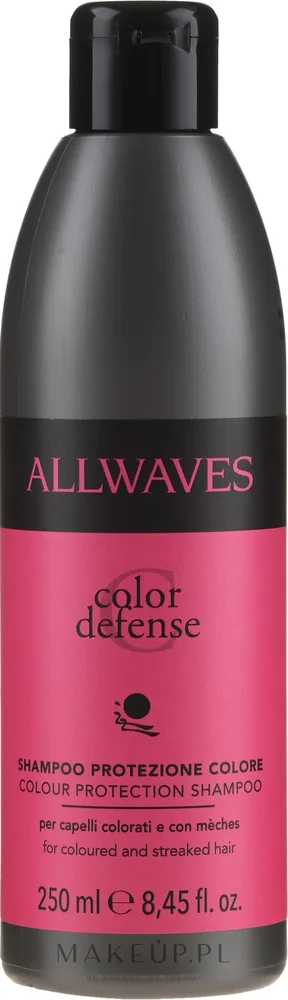 Защитный шампунь Allwaves Color Defense для окрашенных волос с УФ-фильтром 1000 мл