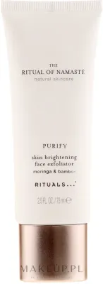 Очищающий осветляющий пилинг для лица Rituals The Ritual Of Namaste Моринга и бамбук, 75 мл
