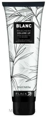 Black Professional Line Black Professional Line Blanc Volume Up Mask - Маска для волос Black Professional Blanc Volume Up для объёма, для тонких волос, экстракт бамбука, пышность и блеск, 1000 мл