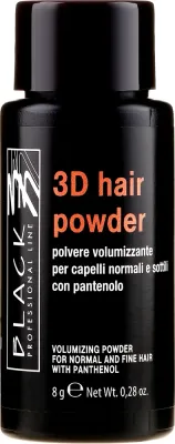Пудра для объёма волос Black Professional Line 3D Hair Powder, с д-пантенолом, 8 г