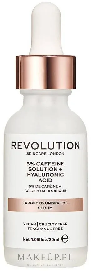 Сыворотка для кожи вокруг глаз Revolution Skincare 5% Caffeine + Hyaluronic Acid с кофеином и гиалуроновой кислотой 30 мл