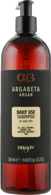 Шампунь Dikson Argabeta Argan Daily Use с аргановым маслом для всех типов волос, 500 мл