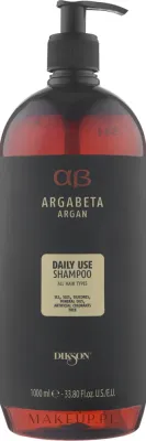 Шампунь Dikson Argabeta Argan Daily Use с аргановым маслом для всех типов волос, 1000 мл