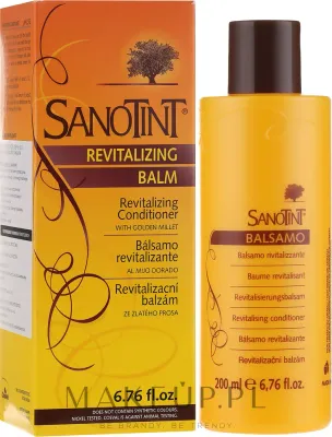Бальзам для волос SanoTint Restructuring Balm реструктурирующий, несмываемый, для повреждённых волос, 200 мл