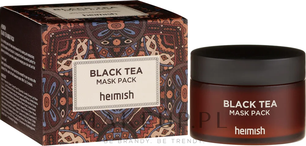 Успокаивающая маска для лица с чёрным чаем Heimish Black Tea Mask Pack, 110 мл