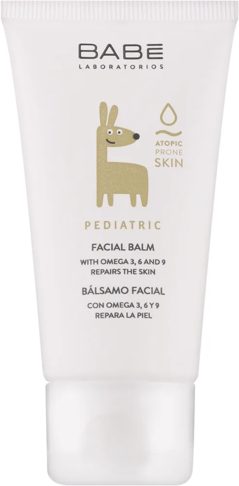 Крем-бальзам для лица Babe Laboratorios Pediatric Facial Balm детский, от сухости и атопии, 50 мл