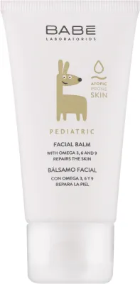 Крем-бальзам для лица Babe Laboratorios Pediatric Facial Balm детский, от сухости и атопии, 50 мл