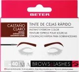 Набор для окрашивания бровей и ресниц Beter Brow краска активатор и аксессуары 5+5 мл, оттенок Graphite — фото 1