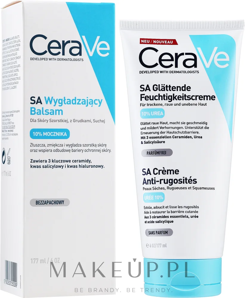 Крем для лица и тела CeraVe SA Smoothing Cream с церамидами и салициловой кислотой 177 мл или